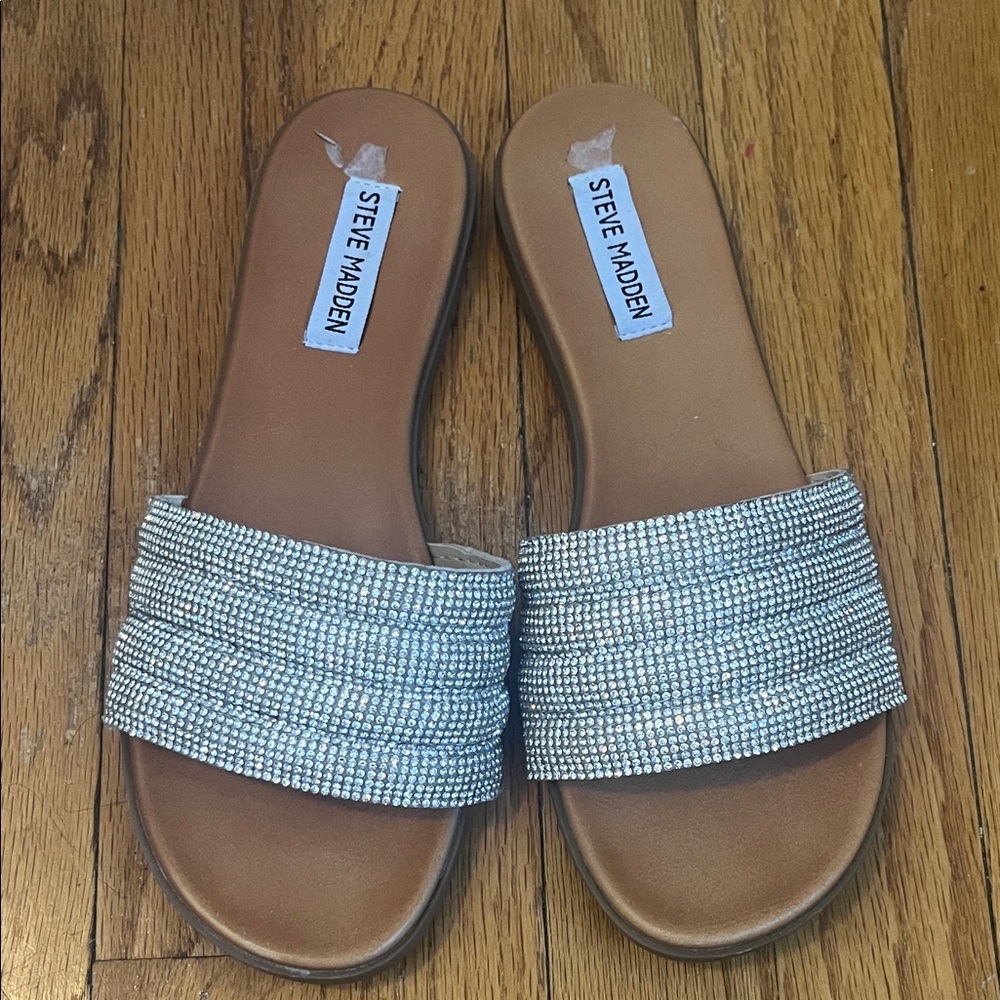 Steve Madden rhinestone sandals